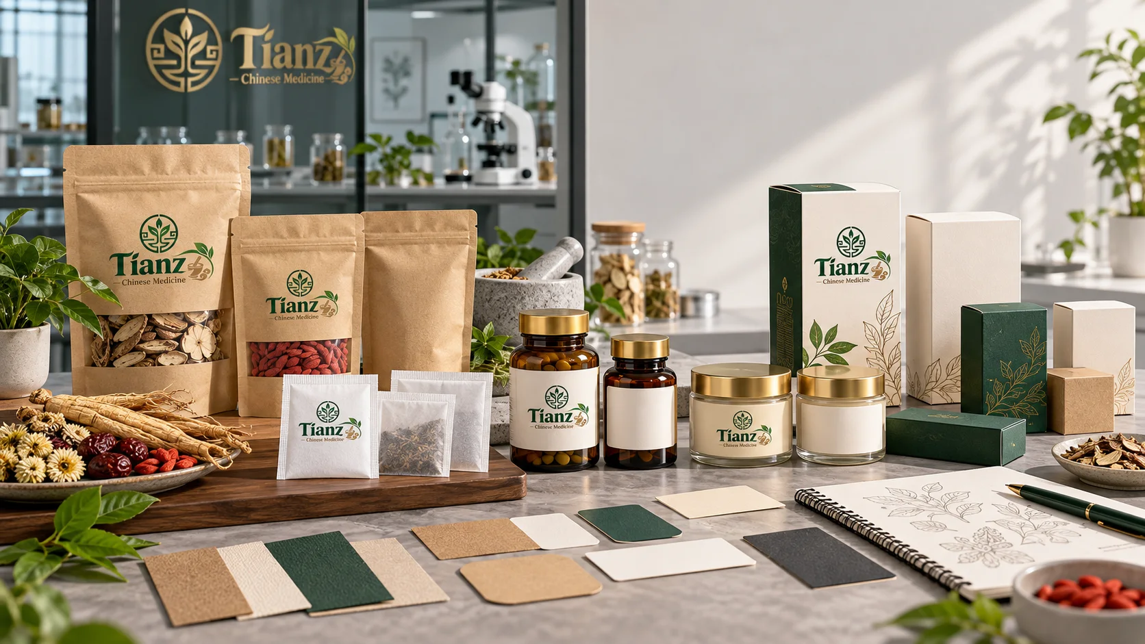 Tianz private label packaging development