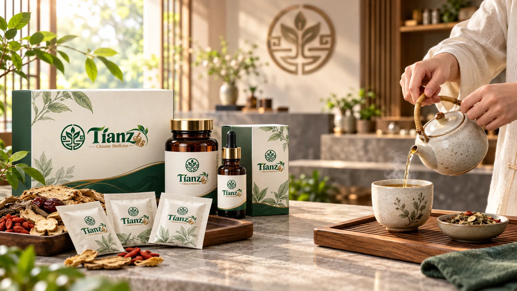 Tianz herbal wellness products in use