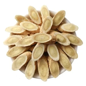 0.6 0.8cm Loose Natural Huang Qi Astragalus Membranaceus Herb Dried Sliced Roots Chinese Medicinal Tea