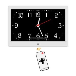 10 Inch Dementia Clock Analogue Digital Calendar Day Clock Seniors Auto DST Remote Control Custom Alarms Medicine Reminders