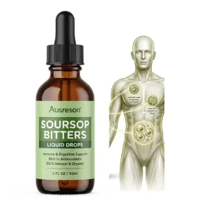 10-in-1 Soursop Bitters Extract Liquid Detox Immune Digestive Support Drops