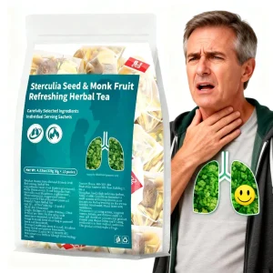 100% Natural Blended Lung Cleanse Smokers Herbal Detox Orange Peel Health Tea Bagged Flavored Tea