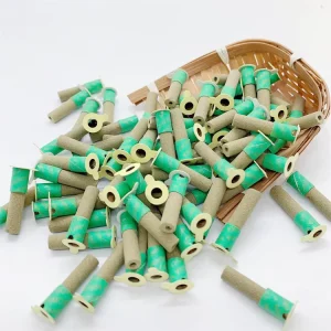 100% Natural Thermal Chinese Mini Dried Raw AD Self Stickers 180PCS Heating Massage Moxa Moxibustion Tube