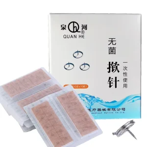 100 Pcs/Box Disposable Sterile Intradermal Ear Press Needles Acupuncture Needles for Single Use