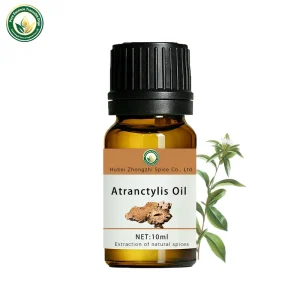 100% Pure Natural Atractylodes Lancea Oil Steam Distilled Antibacterial for Daily Chemical Industry Herb Extract Atractyllis Oil
