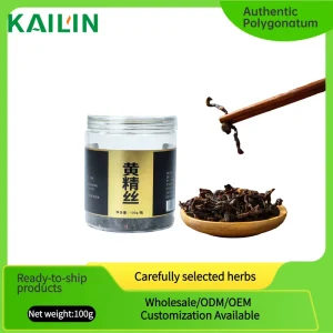100g Authentic Polygonatum Sibiricum Strips Tonify Qi Nourish Yin Moisten Lungs Promote Fluid Organic Natural Herbal