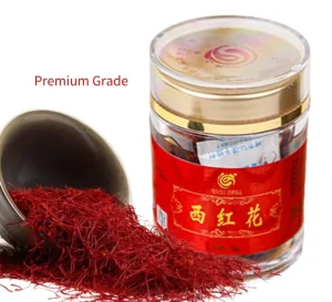 10g Premium Dried Saffron Pure Natural Herbal AD Dried Water Preserved Raw Material Crimson Red Stigmas Stick Shape