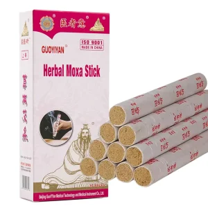 10pcs box Chinese Traditional 18mm X 200mm Moxibustion Stick Herbal Medicine Moxa bar Pure Wormwood Roll Smoke Moxa Stick