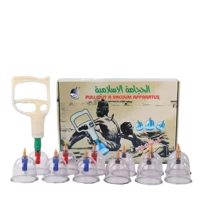 12 Piece Disposable Plastic Cupping Set Muscle Relaxation Pain Relief Fatigue Relief Resolving Dampness (Back Body Use) CE