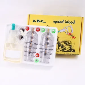 Chinese Medicine Class I Body Massage ABS+AS Material Antirheumatic Vacuum Cupping Set CE Certified