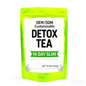14 Day Herbal Slim Detox Tea Weight Loss Fat Burner Flat Tummy Wellness Colon Support Tea for Adults Private Label Flower