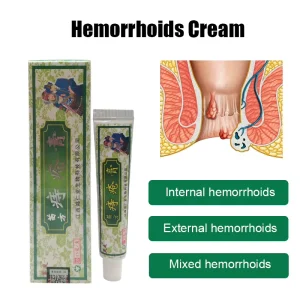 15g Natural Herbal Hemorrhoid Ointment & Pain Cream for External Internal Anal Fissure Discomfort 2 Year Shelf Life Class I
