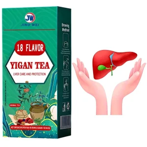 18-Flavor Herbal Liver-Cleansing Tea, Kidney-Nourishing and Liver-Protecting Health Tea Box, Cup, and Bottle for Slimming