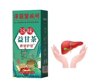 18 Flavors Anti Toxic Herbal Liver Cleansing and Care Tea Detox Tea for Liver Health and Digestion Natural Wellness Tea