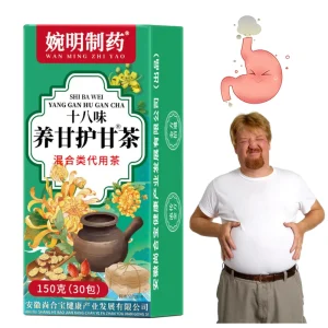 18 Herbs Tea for Liver Detox Hepatitis Bloating Indigestion Relief Africa Hot Selling Liver Cleanse Herbal Wellness Tea OEM