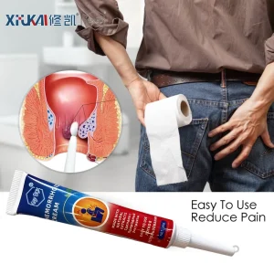 20G Antibacterial Hemorrhoid Ointment Cream for Inner and Outer Use Body Gel for Cutting External Application