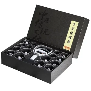 20PCS ABS+PC Chinese Medicine Cupping Kit Magnetic Needle Body Antirheumatic Massage Oil Vacuum Cups