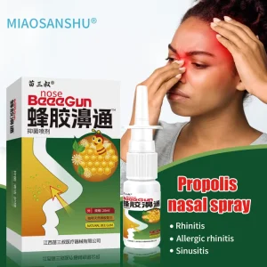 20ml Refreshing Care Propolis Extraction Nasal Spray Chinese Medicine Sinusitis Rhinitis Nose Drops Nasal Cleansing Care