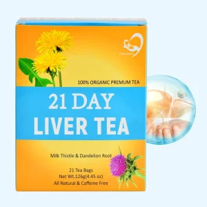 21 Day Liver Cleanse Tea GMP Herbs Tea Private Label Liver Health Formula Tea for Liver Support