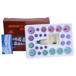 24pcs Vacuum Cupping Set Professional Hijama Cupping Therapy Kit for Body Massage Pain Relief