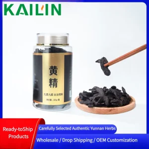 250g Yunnan Nine-Steamed Nine-Sun-Dried Processed Polygonatum Individually Packaged Refrigerated Storage Healthy Nourishing