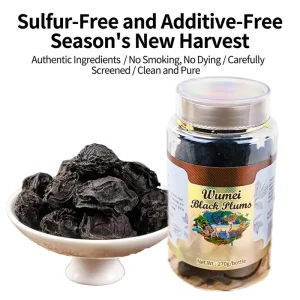 270g Baked Dried Ebony Plum Natural Fructus Mume Non GMO Herbal Fruit
