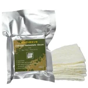 3” X 5′ Hemostatic Quick Clotting Blood Stop Chitosan Gauze for Tactical First Aid Trauma Kit IFAK