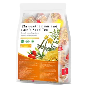 30 Bags Chrysanthemum Wolfberry Cassia Seed Tea Immune Boosting Beauty Skincare Natural Herbs
