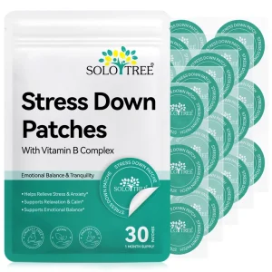 30 Count Biodegradable Stress Down Transdermal Patches Emotional Balance Supports Relaxation Calm Stress Down Patches