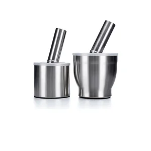 304 316 Stainless Steel Mortar Pestle Traditional Chinese Medicine Grinding Tool Corrosion Resistant Crushing Bowl Medicinal