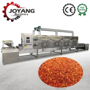 304 Stainless Steel Continuous Microwave Sterilization Machine for Chili Powder