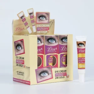 30ML 24K Gold Eye Care Cream Brightening Eye Skin Care Dark Circles Puffiness Anti Dark Spot Eye Cream