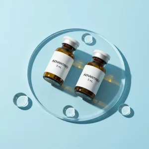 3ml Amber Sterile Glass Vials with Aluminum Plastic Cap for Peptide and Cosmetic Serum Packaging Tubular Glass Vials
