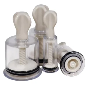 4 Sizes Magnetic Cupping Therapy Set Professional Twist Vacuum Cups for TCM Clinic & Spa Use