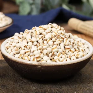 500g Bulk Dried Job’s Tears Natural Coix Seed for Rice Porridge & Baking High Fiber Chinese Herb
