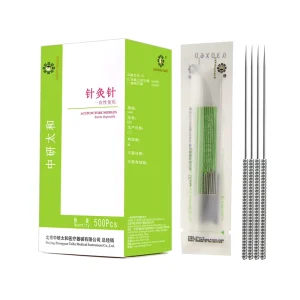 500pcs Chinese Medicine Acupuncture Needles Stainless Steel Painless Needle Sliver Handle