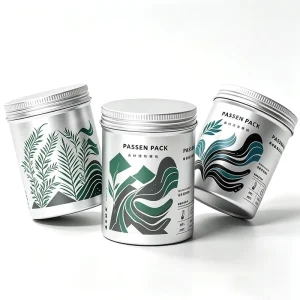 50ml 100ml 200ml 300ml 500ml Certified Food Contact Aluminum Jar Aluminum Canister Sealing Tea Coffee Chinese Herb Medicine Tin