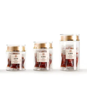 560ml PET Plastic Jars Low Temperature Resistant Airtight Food Grade Containers for Health Supplements Chinese Herbs