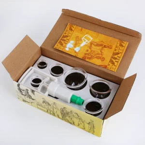 6 Pcs Cupping Set Pull Out a Vacuum Apparatus