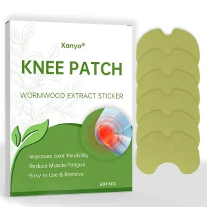 60 Pcs Herbal Knee Pain Relief Patches Warming Herbal Heat Patches With Wormwood Extract for Knee Shoulder Neck & Back