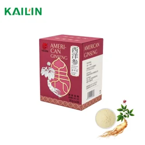 60g Natural American Ginseng Root Extract Herbal Essence Particle Food Grade 70% Saponins Phytosterols Vacuum Packed Solid Drink