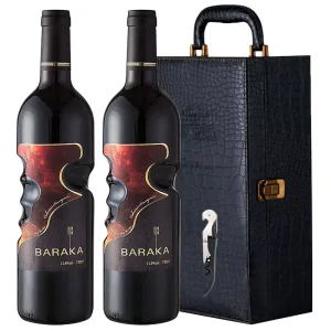 750ML 12.5% Alc Vol Dry Red Wine White Wine with Creative Personalized Finger-Shaped Bottle Bulk Supply for Catering Industry