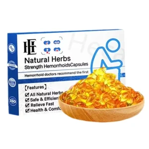 7pcs box Chinese Herbal Hemorrhoid Capsules Hemorrhoid Pain Anal Fissure Hemorrhoids Capsules