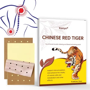 8 Packs Chinese Herbal Knees Joint Neck Quick Pain Relieving Tiger Patch Tiger Balm Pain Relief Patch for Back Shoulder