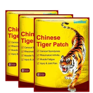 8PCS Natural Herbs Chinese Tiger Plaster Pain Relief Patch Muscle and Blood Activating Relieve Pain Patches