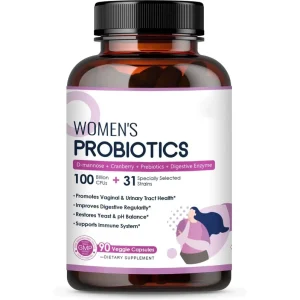 90 Caps GMP Label Custom Logo Women’s Best Probiotic Supplement 100 Billion CFU Immune Support Probiotic Capsules