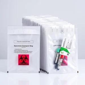 95kPa Biohazard Sample Collection Bag For Laboratory Transportation