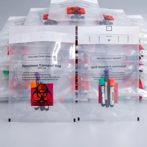 95kPa Laboratory Sample Transport Bag With Ziplock Closure