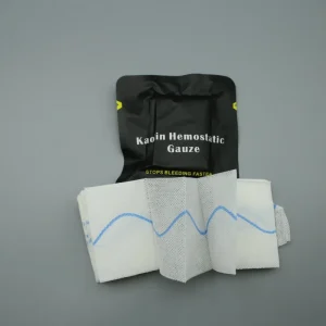 Absorbable Kaolin Hemostatic Gauze of Stop Bleeding Wound Dressing for Surgery