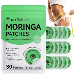 Acentiallabs Weight Loss Berberine NAD+ Resveratrol Moringa Path Herbal Cinnamon Antioxidant Support Berberine Moringa Patches